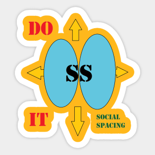 SOCIAL SPACING Sticker